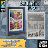 Art In Motion Series 1oz Silver Fantastic Four Collectible Comix™ Foil - FREE SHIPPING!